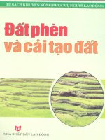 Ebook Đất phèn và cải tạo đất - NXB Lao động