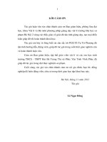 Xây dựng và sử dụng bài tập sáng tạo trong dạy học chương cơ học SGK Vật lí lớp 8 THCS