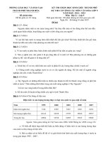 Đề thi chọn Học sinh giỏi thành phố Thanh Hóa dự thi cấp tỉnh môn Địa lý lớp 9 năm học 2014-2015