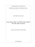 Bao hàm thức vi phân bậc phân số với trễ vô hạn