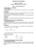 GIÁO ÁN VẬT LÍ 10 CƠ BẢN