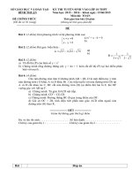 Đề thi tuyển sinh vào lớp 10 môn Toán năm học 2015-2016 Sở GD-ĐT Bình Thuận