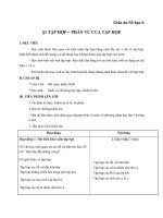 Giáo án số học 6 bài 1