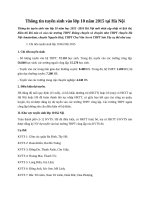 Thông tin tuyển sinh vào lớp 10 năm học 2015 2016 trên địa bàn hà nội