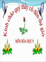 Bài giảng tính chất hóa học của bazo