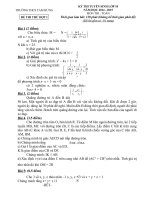 Đề thi thử vào lớp 10 môn Toán năm 2014 trường THCS Tam Hưng, Thanh Oai, Hà Nội