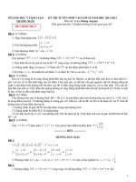 Đề tuyển sinh vào 10 tỉnh Quảng Ngãi môn Toán năm 2012