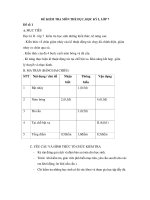 Đề kiểm tra học kì II lớp 7 môn Thể dục - Đề số 2