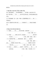 Đề kiểm tra học kì II lớp 9 môn tiếng Trung Quốc - Đề 2