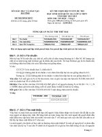 Đề thi chọn học sinh giỏi thi Quốc gia lớp 12 tỉnh Hà Tĩnh năm 2012 - 2013 Vòng 2 môn Tin học