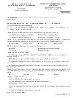 đề thi thử tn thpt TRƯỜNG THPT NGUYỄN ĐÌNH CHIỂU