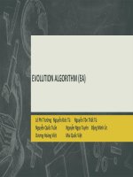 Thuyết trình chủ đề giải thuật tiến hóa