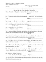 Đề thi chọn đội tuyển toán tuổi thơ