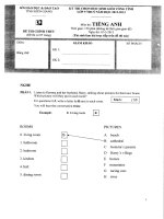 Đề thi học sinh giỏi lớp 9 THCS tỉnh Kiên Giang năm 2013 môn Anh