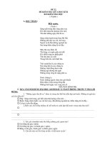 Đề kiểm tra giữa học kỳ 2 tiếng việt 5 (kèm đáp án)