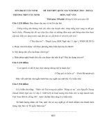 Đề thi thử THPT Quốc gia môn Ngữ Văn năm 2015 trường THPT Tây Ninh, Tây Ninh (Đề số 01)