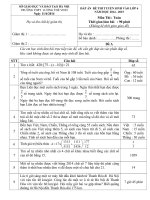 Đề thi tuyển sinh vào lớp 6 môn Toán trường Lương Thế Vinh, Hà Nội năm 2014-2015