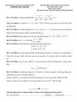 Đề thi thử vào lớp 10 THPT chuyên tỉnh Thái Nguyên năm 2014 - 2015 môn toán (điều kiện)