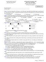 THI THỬ THPT MÔN SINH - CHUYÊN NCT