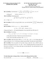 Đề thi thử vào lớp 10 THPT chuyên tỉnh Thái Nguyên năm 2014 - 2015 môn toán