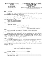 đề thi hsg môn ngữ văn lớp 7 năm 2014