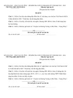 Đề kiểm tra chất lượng học kỳ 1 lớp 10 THPT Minh Khai - Hà Tĩnh năm 2013 - 2014_MÔN VĂN