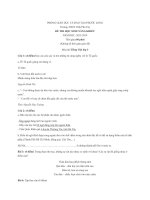 Đề thi học sinh năng khiếu lớp 3 tỉnh Phước Long năm 2013 - 2014 môn tiếng việt