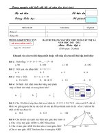 Đề thi Trạng Nguyên nhỏ tuổii