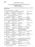 Đề thi thử THPT quốc gia môn Tiếng Anh 2015 số 9