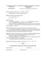 Đề thi tuyển sinh lớp 10 môn toán năm 2013   trường THPT chuyên lương văn chánh