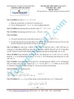 đề thi thử thpt quốc gia môn toán trường THPT hà trung   thanh hóa