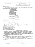 Đề thi thử vào lớp 10 môn Ngữ văn năm học 2015-2016 Phòng GD - ĐT Yên Lạc, Vĩnh Phúc