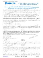 Câu hỏi trắc nghiệm Phương pháp giải bài tập Hoán vị gen P1
