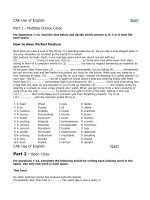 CAE Use of English (Test 3)