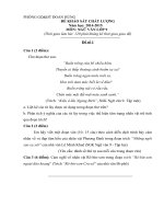 Đề thi thử vào lớp 10 môn Ngữ văn năm 2015 Phòng GD-ĐT Đoan Hùng, Phú Thọ (Đề số 1)