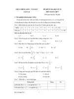 Đề kiểm tra học kì II lớp 7 môn Toán - THCS Chiềng Ken, Văn Bàn, Lào Cai