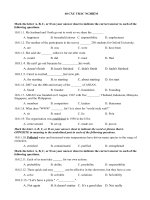 Đề thi thử THPT quốc gia môn Tiếng Anh 2015 số 7