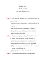Đề kiểm tra 15 phút tin học 10