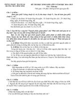 Đề và hướng dẫn học sinh giỏi môn sinh học lớp 9 sưu tầm các huyện (13)