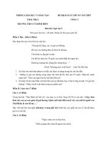 Đề thi thử vào lớp 10 môn Ngữ văn vòng 3 năm 2015 trường THCS Thị Trấn Diêm Điền, Thái Bình