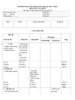 Đề kiểm tra giữa học kỳ II Ngữ Văn lớp 9