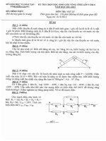 Đề thi học sinh giỏi lớp 9 THCS tỉnh Kiên Giang năm 2012 môn vật lý