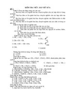 Đề sưu tầm môn sinh học lớp 9 tham khảo bồi dưỡng học sinh (27)