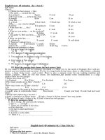 Đề kiểm tra tiếng anh lớp 8 tham khảo (4)