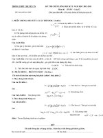 Đề thi học kỳ I lớp 12 THPT chuyên Thái Nguyên năm 2012 - 2013