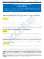 Tuyển tập câu hỏi trắc nghiệm môn vật lý phần sóng cơ (6)