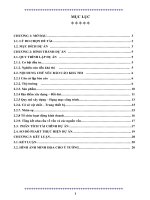 Tiểu luận quản lý dự án kế hoạch mở quán cafe hồ đá