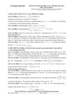 Đề thi thử đại học môn Toán năm 2014 tỉnh Vĩnh Phúc khối D