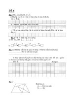 Đề kiểm tra giữa học kỳ 2 toán lớp 2