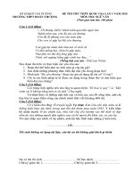 Đề thi thử Quốc gia lần 1 năm 2015 môn Ngữ Văn trường THPT Đoàn Thượng, Hải Dương